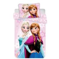 Otthonkomfort Disney Jégvarázs pink ovis 2 részes pamut-vászon ágynemű