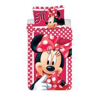 Otthonkomfort Disney Minnie egér dots 2 részes pamut-vászon gyerek ágynemű