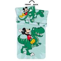 Otthonkomfort Mickey egér Dinóval 2 részes Disney pamut-vászon ovis gyerekágynemű