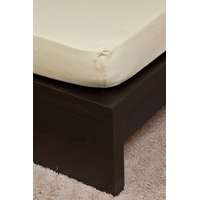 Naturtex Pamut Jersey natur vanilia gumis lepedő 140-160x200 cm