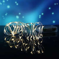  10m-es microLED elemes karácsonyi fényfüzér,100 LED-es, meleg fehér