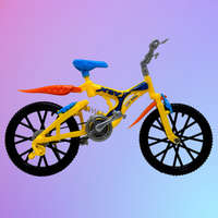  1:18 Kerékpár modell finger bike ujj bicikli + cserélhető kerekek