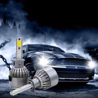 C6 LED autó fényszóró izzó pár H7 foglalattal - hidegfehér