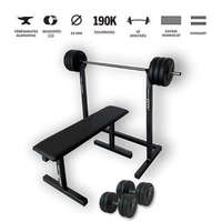 GazoFitness mobil állvány + pad+ állítható egykezes súlyzó 105 Kg