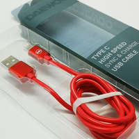 Daewoo USB kábel, 1 méter, C-TYPE, piros