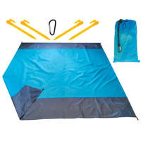  XXL összehajtható, vízálló strandszőnyeg, piknik takaró - 210 x 200 cm