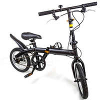  Citygo 14 hüvelykes, összecsukható kerékpár - fekete