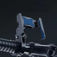 Kerékpáros telefontartó SK19, kormányra rögzíthető, 360°-ban forgatható, fekete