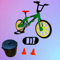  1:18 Kerékpár modell finger bike ujj bicikli