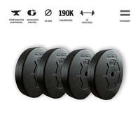 GazoFitness súlytárcsa 4×10 Kg( Össz: 40kg)