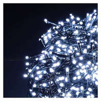  100 LED-es karácsonyfa fényfüzér, izzósor, 6,3m, hideg fehér