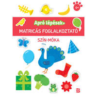 - Apró lépések - Szín-móka - Matricás foglalkoztató