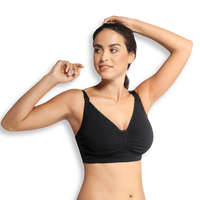 Carriwell Carriwell Gélmerevítős betétes szoptatós melltartó L - fekete