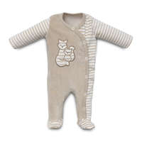 Kenguru Gold Plüss hosszúujjú rugdalózó mogyoró Róka2 62