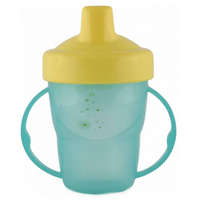 Baby Care itatópohár fogantyúval 210ml magas - green