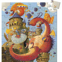  Djeco Formadobozos puzzle - Vaillant és a sárkány - Vaillant and the dragon