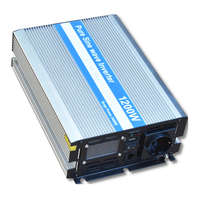 Panelectron EcoSine SWE-1200-12 1200W tiszta szinusz inverter LCD-vel 12V, távvezérelhető