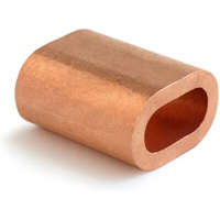 Roppantós kötélszorító bilincs DIN 3093 2mm vörösréz