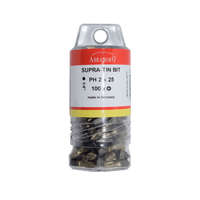 Abraboro Abraboro Supra TIN Bit 1/4" Masterpack PH2x25 mm (100db/csomag)