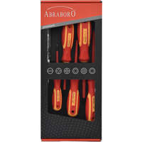 Abraboro Abraboro promo csavarhúzó készlet 6 részes VDE 3,0/4,0/5,5/PH1/PH2 (6db/készlet)