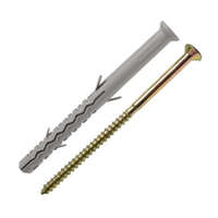 Rögzítő dübel csavarral 10x100 acél Gvz.