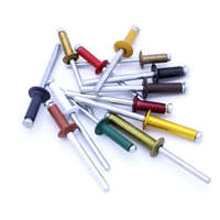 TopPop nyitott D-fejű popszegecs 3,2x8 alu/acél RAL9007 (szürke-alu.)