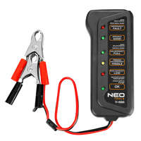 Neo Neo akkumulátor teszter, digitális, akku állapot, generátor töltés ellenőrzése 12v