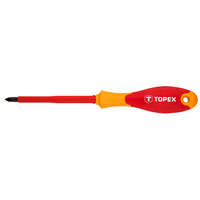 Topex Topex csavarhúzó, szigetelt, vde 1000v, PZ1 x 80mm