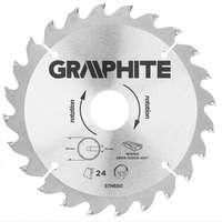 Graphite Graphite körfűrészlap, 24 fogas, 165x30mm