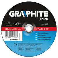 Graphite Graphite tisztító korong fémhez, 230 x 6,4mm