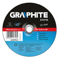 Graphite Graphite fém vágókorong, 180 x 1,6mm