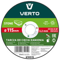 Verto Verto kővágó vágókorong 115x3,0mm