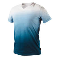Neo Neo férfi munkás póló, árnyékmintás, Denim line, XL