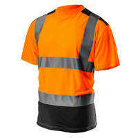 Neo Neo láthatósági póló, narancssárga, sötét alsó résszel, L