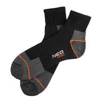 Neo Neo munkás zokni, rövid szárú, erősített ujjrésszel és sarokkal, 39-41