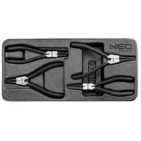 Neo Neo zégergyűrű fogókészlet, műhelykocsitálcával (4db/készlet)