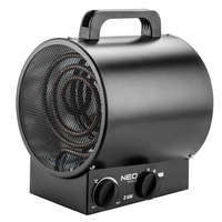 Neo Neo ipari elektormos hősugárzó termosztáttal 2kw, ipari,szabadonálló,253 m3/h