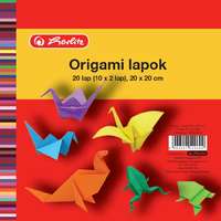 Herlitz Origami lapok 20 x 20 cm, 20 ív