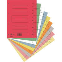 DONAU Regiszter, karton, A4, DONAU, vegyes színek
