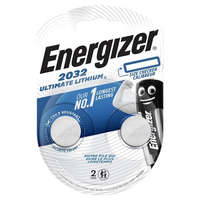 ENERGIZER Gombelem, lítium, CR2032, 2 db, ENERGIZER "Ultimate"