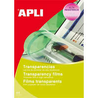 APLI Fólia, írásvetítőhöz, A4, fénymásolóba, kézi adagolású, APLI