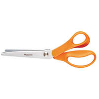 FISKARS Olló, cikkcakk, 23 cm, FISKARS "Classic", narancssárga