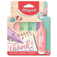 MAPED Szövegkiemelő készlet,, 1-5 mm, MAPED "Fluo Peps Flex Pastel", pasztell szín, vegyes készletek