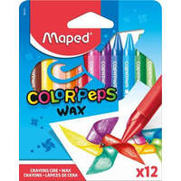 MAPED Zsírkréta, MAPED "Color&#039;Peps Wax", 12 különböző szín