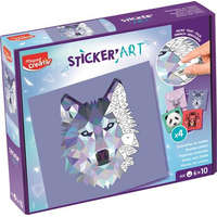 MAPED CREATIV Kreatív matricás készlet, MAPED CREATIV "Sticker&#039; Art", állatok