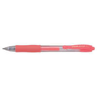 PILOT Zseléstoll, 0,37 mm, nyomógombos, PILOT "G-2 Neon", piros