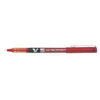 PILOT Rollertoll, 0,3 mm, tűhegyű, kupakos, PILOT "Hi-Tecpoint V5", piros