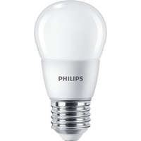 PHILIPS LED izzó, E27, kis gömb, P48, 7W, 806lm, 2700K, PHILIPS "CorePro"