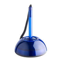 ICO Ügyféltoll, 0,8 mm, áttetsző kék tolltest, ICO "Lux", kék