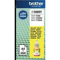 BROTHER BT5000Y Tinta DCP T-300, 500W, 700W nyomtatókhoz, BROTHER, sárga, 5k